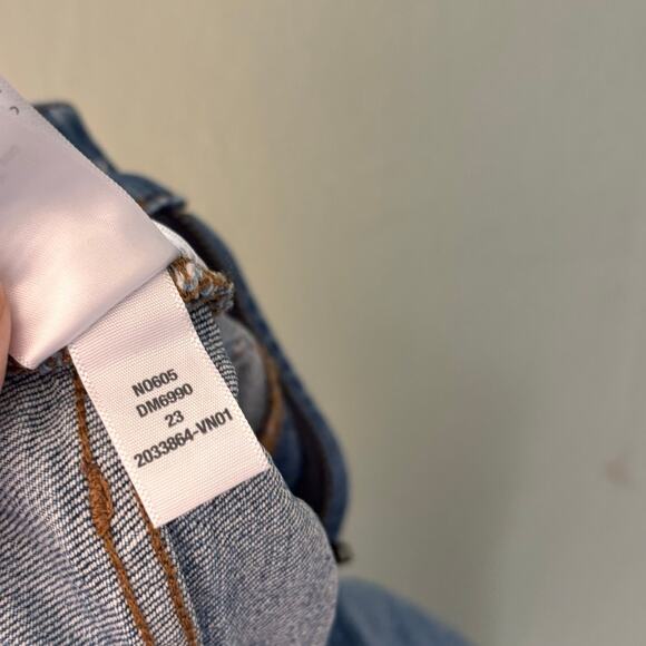 Madewell Perfect Vintage Wide Leg Jeans Size 23 - Picture 4 of 5